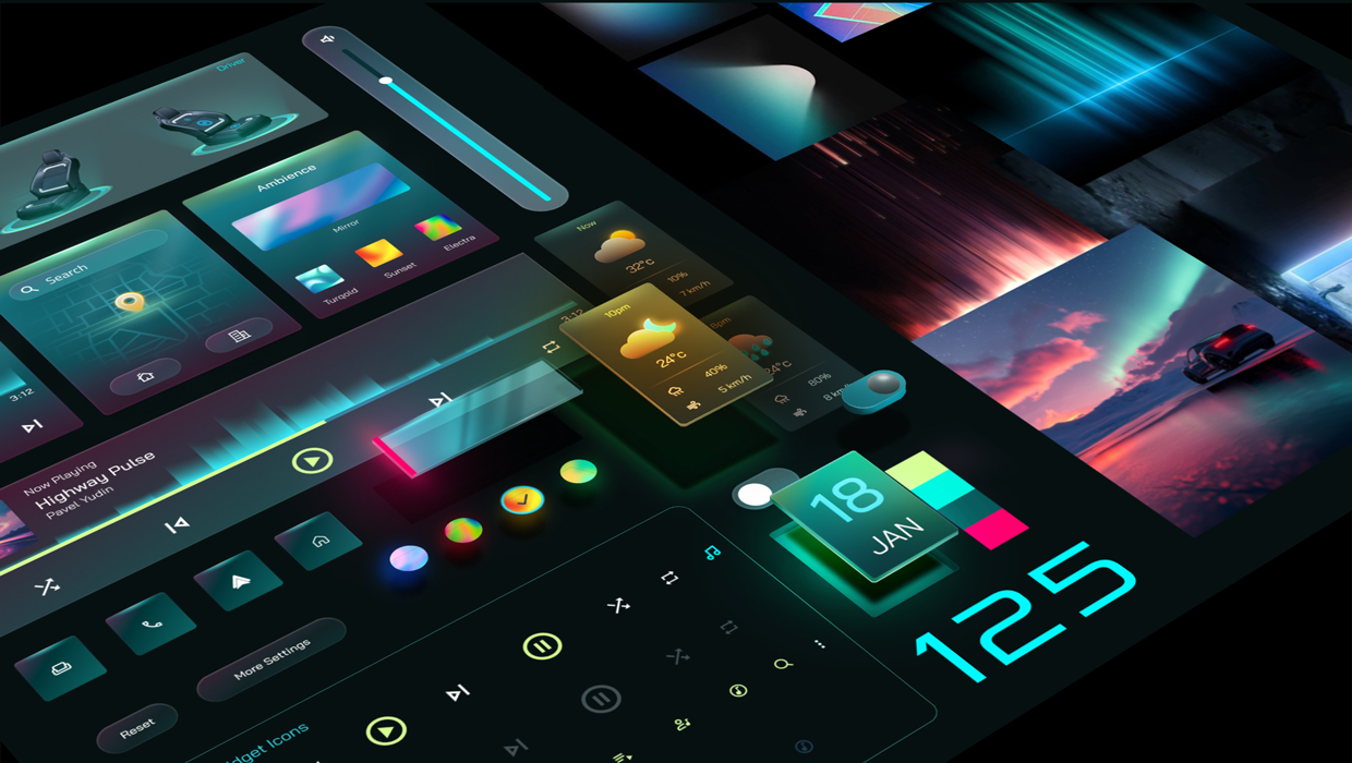 Lumenaura light-based visual design language