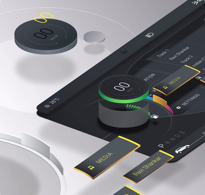 Automotive HMI & UI/UX Design